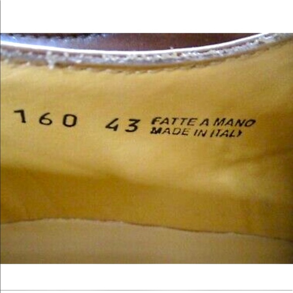 Italy Handcrafted Jose Real Crust Cuoio Brogues Dress Luxury Wingtips Brown - Picture 9 of 16